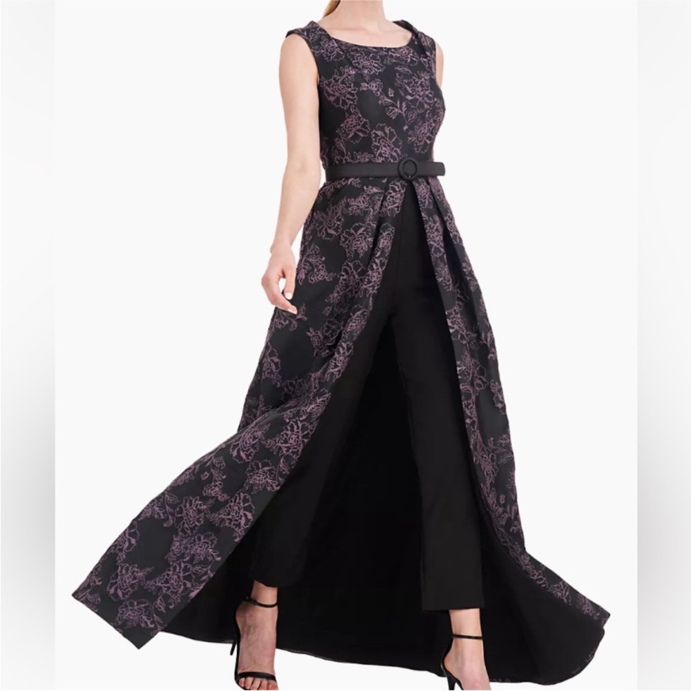 Kay Unger Everlee Walk-thru Jumpsuit Dress Size 12